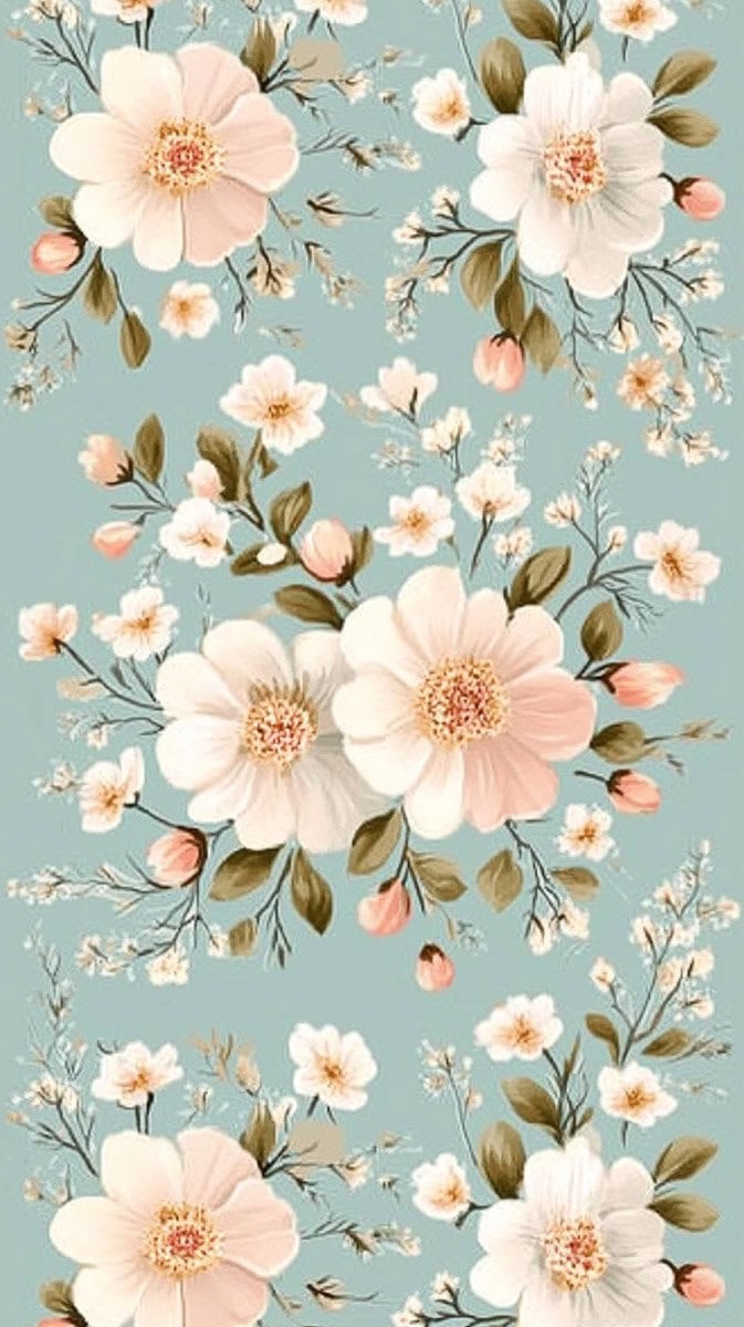 Spring wallpaper blue-14