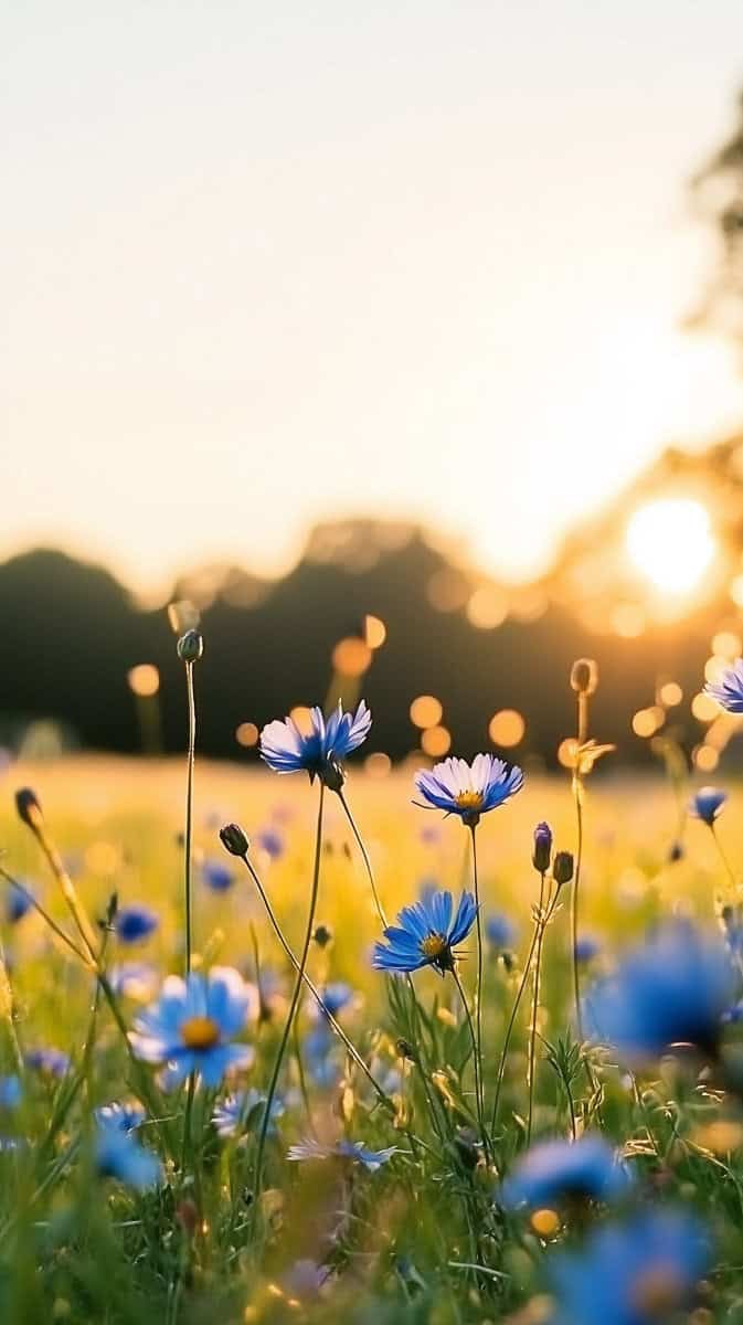 Spring wallpaper blue-18