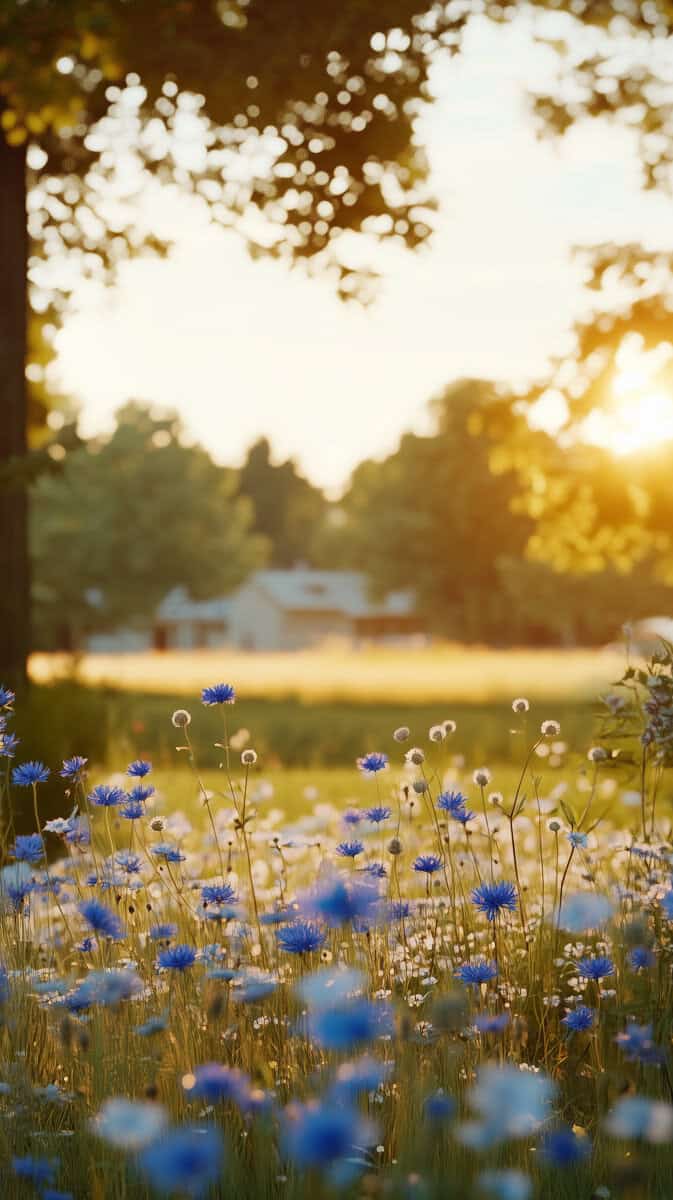 Spring wallpaper blue-19