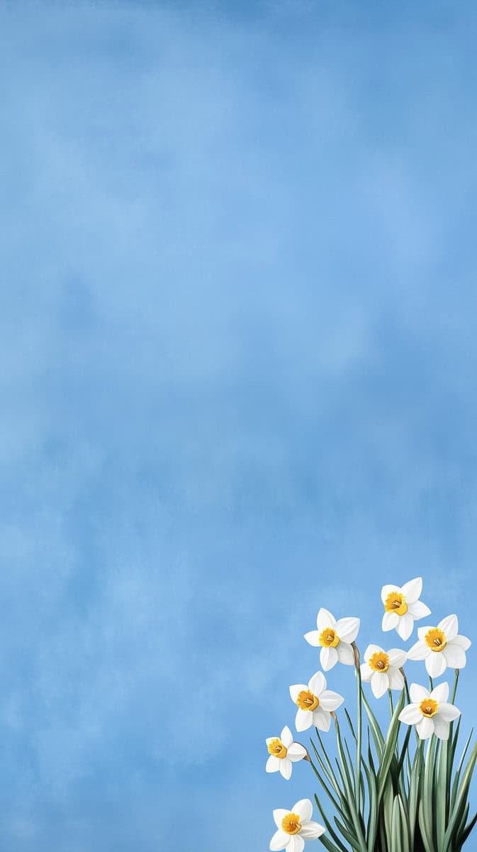 Spring wallpaper blue-2