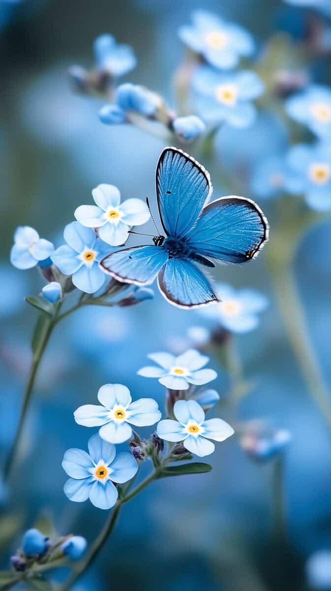 Spring wallpaper blue-23
