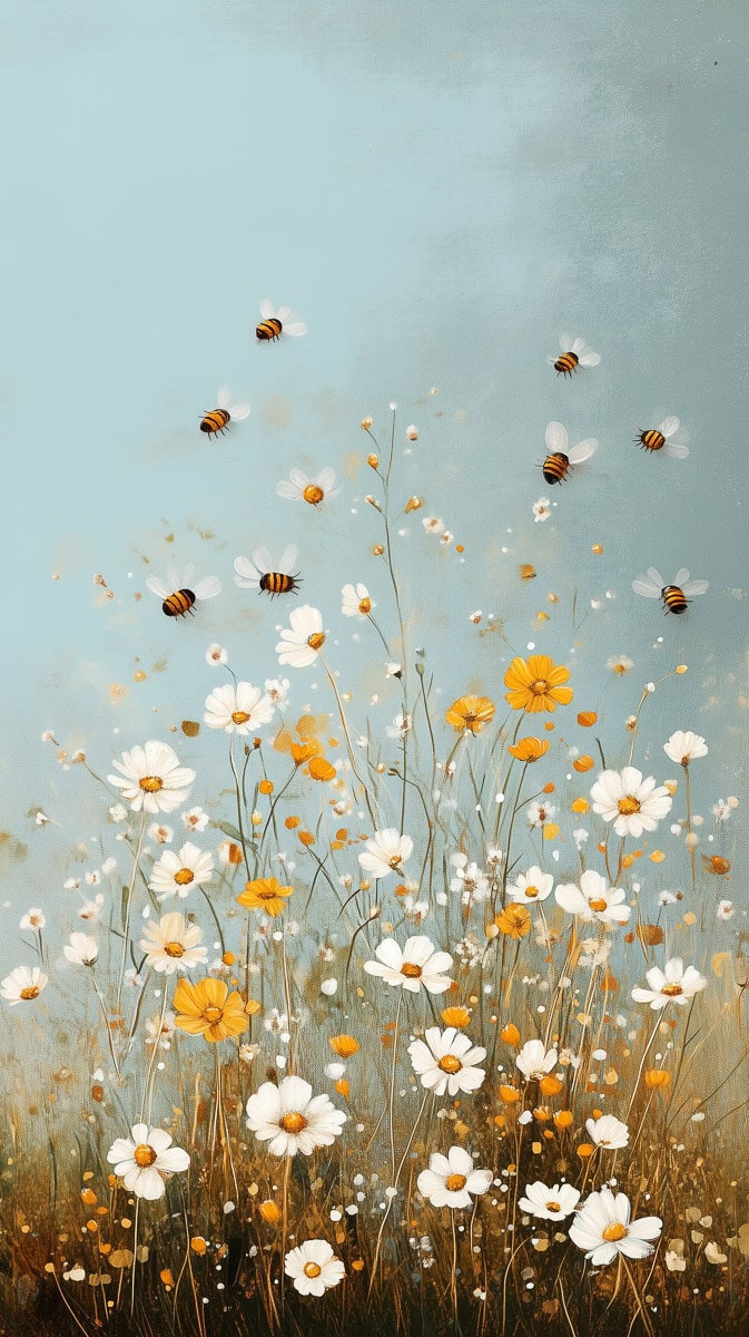 Spring wallpaper blue-3