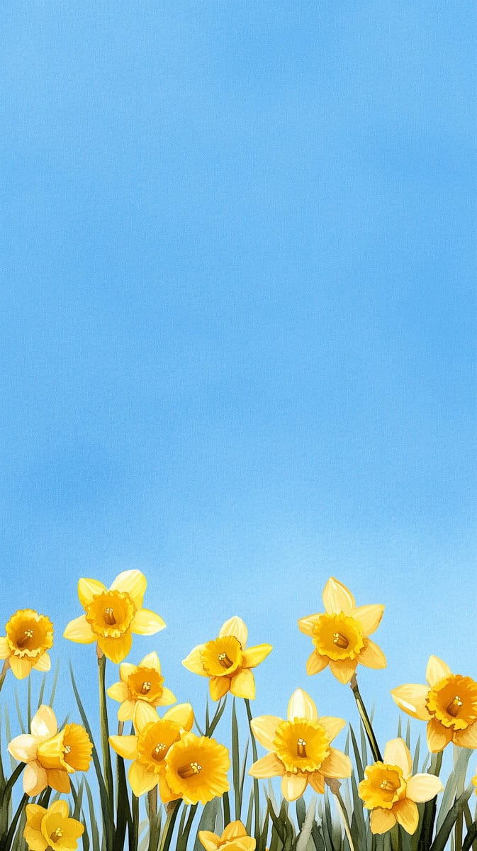 Spring wallpaper blue-5