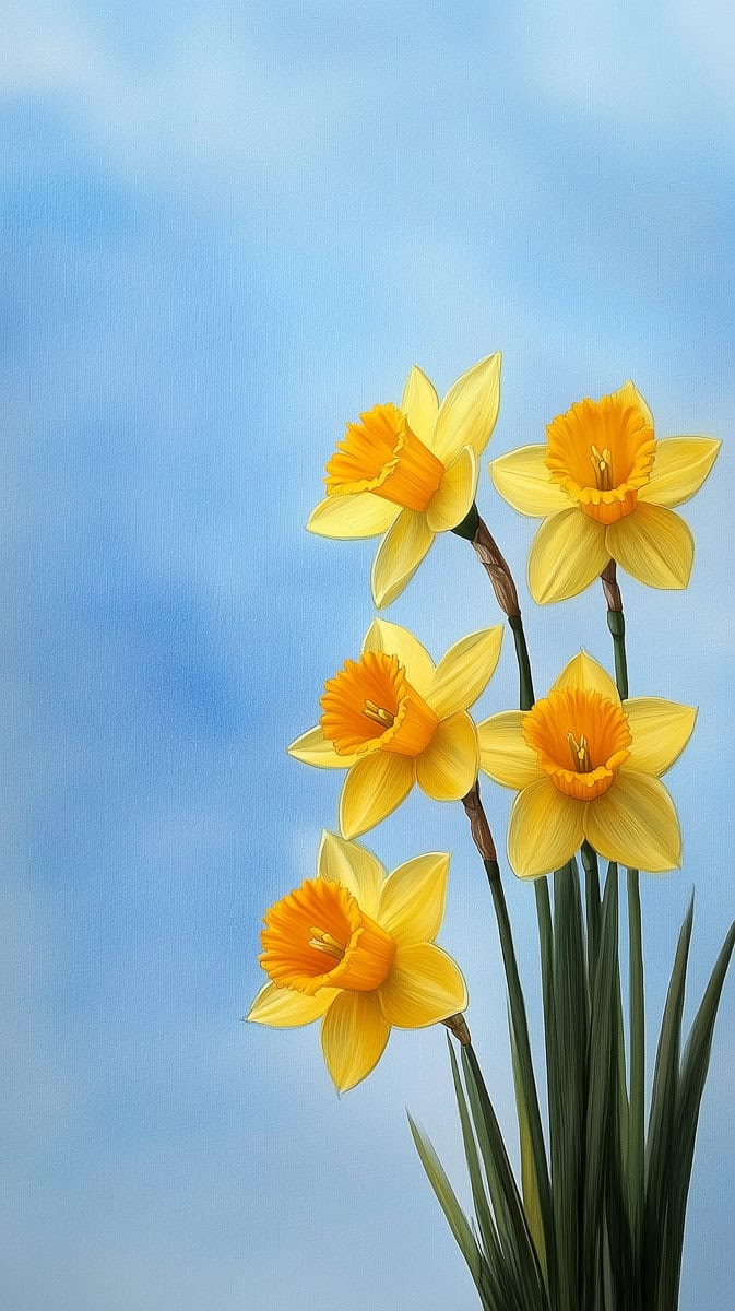 Spring wallpaper blue-7
