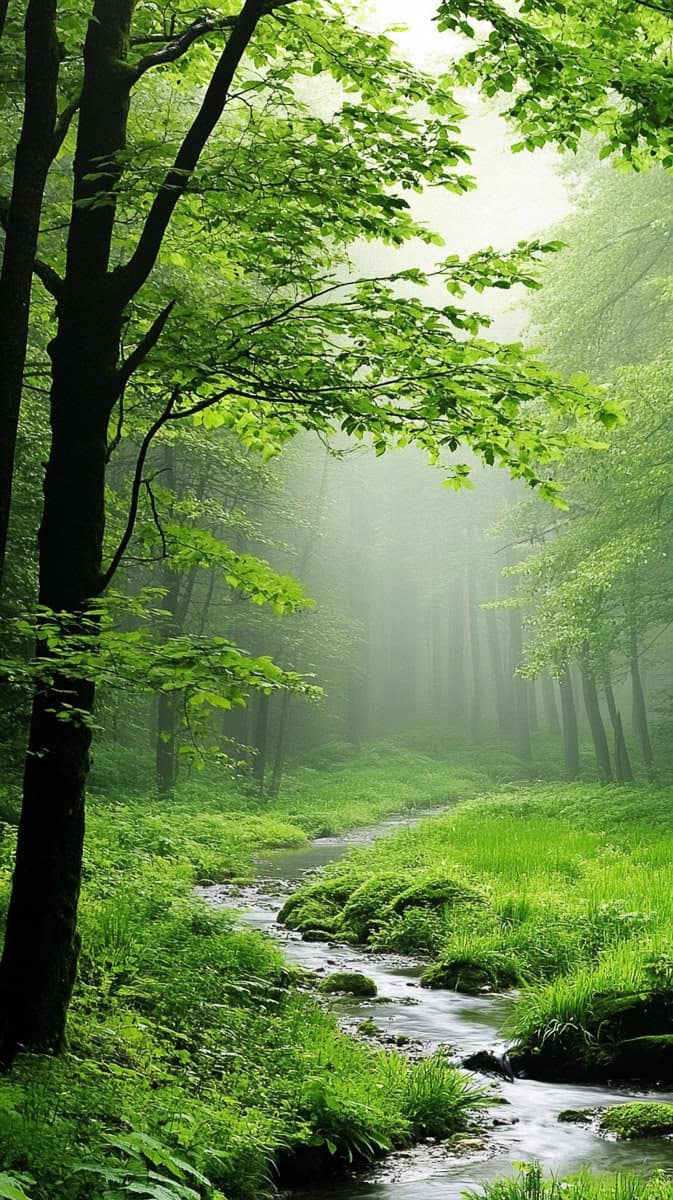 Spring wallpaper green-02