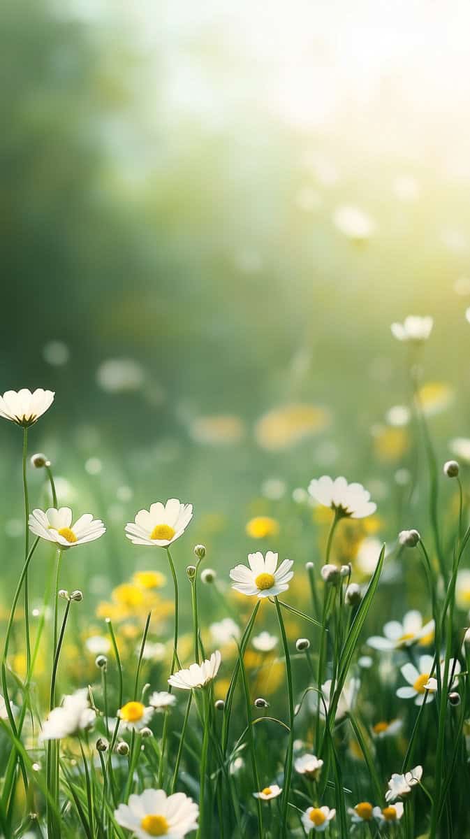 Spring wallpaper green-10