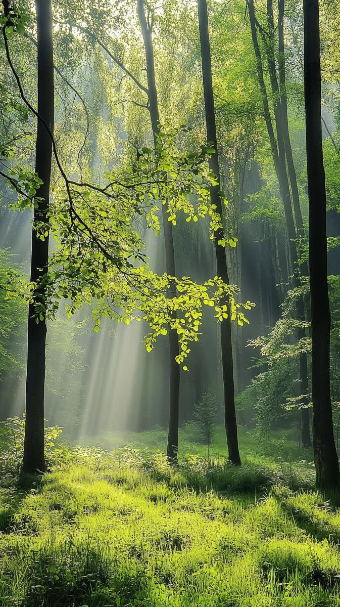 Spring wallpaper green-17