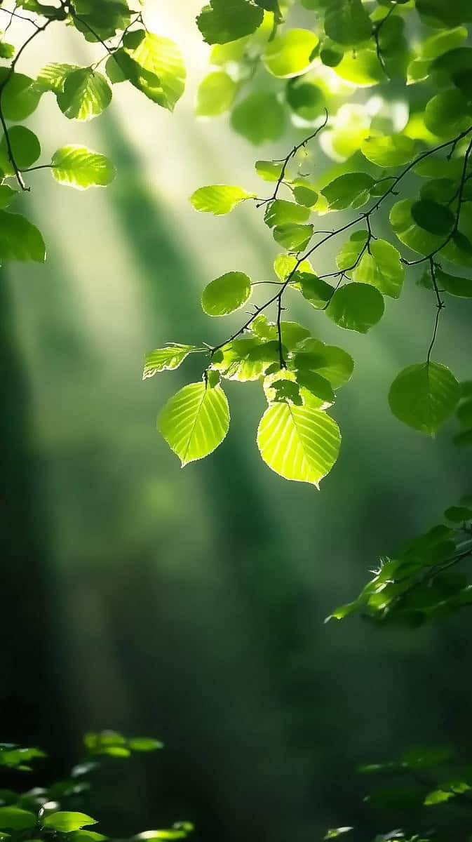 Spring wallpaper green-19