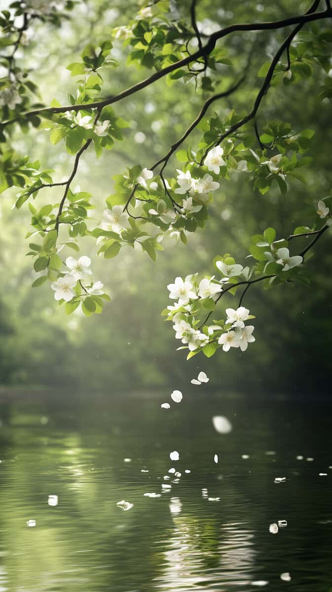 Spring wallpaper green-21