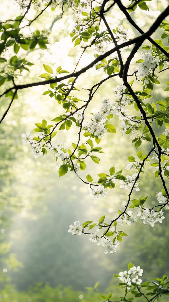Spring wallpaper green-22