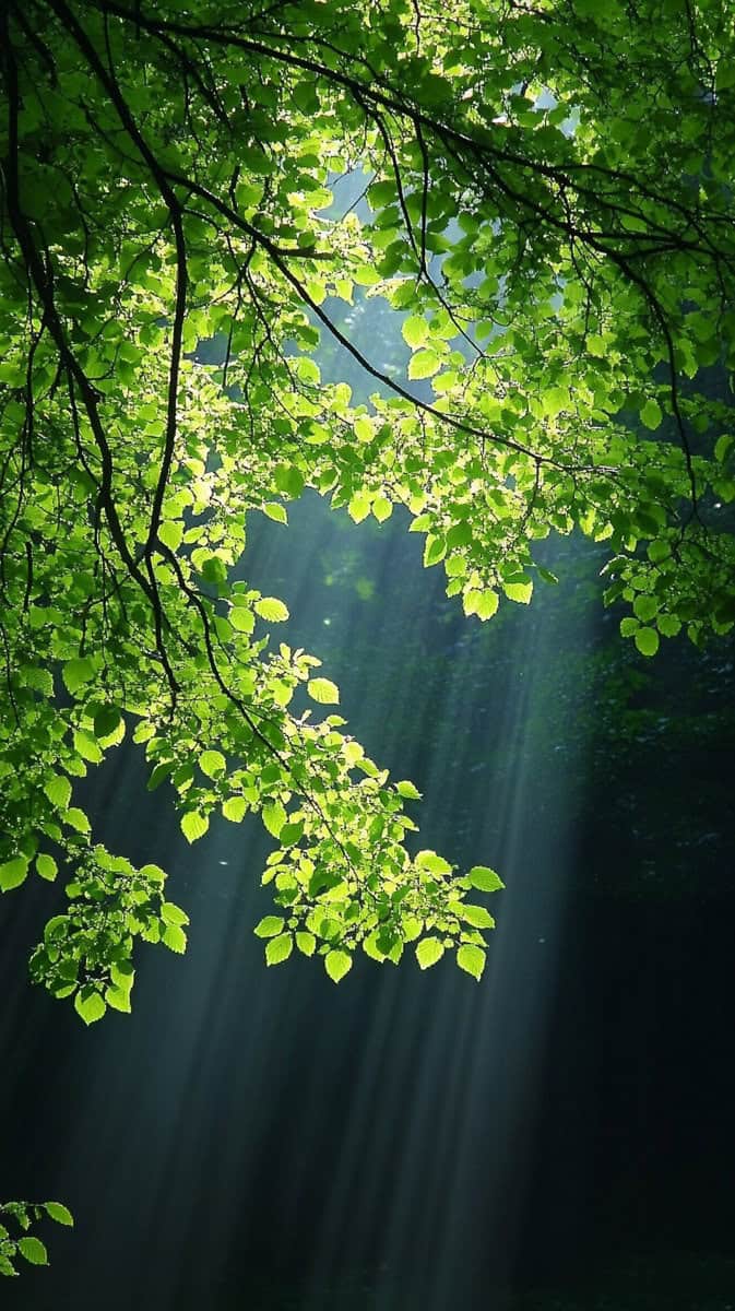 Spring wallpaper green-26