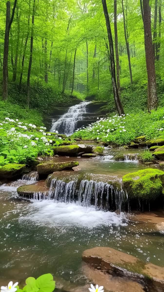 Spring wallpaper green-28