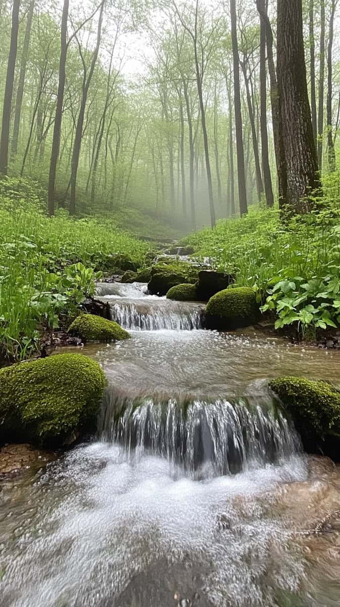 Spring wallpaper green-31