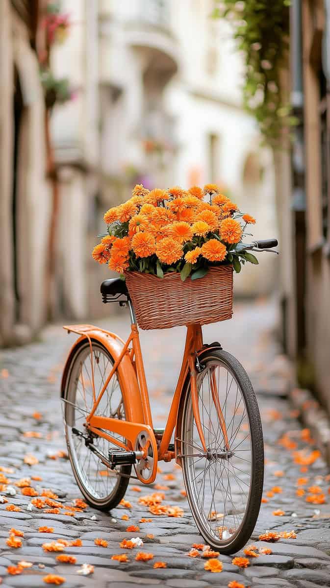 Spring wallpaper orange-01