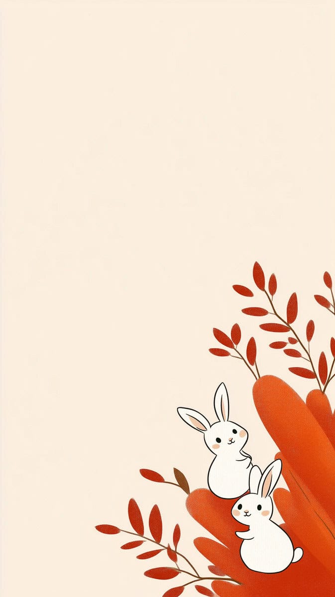 Spring wallpaper orange-03