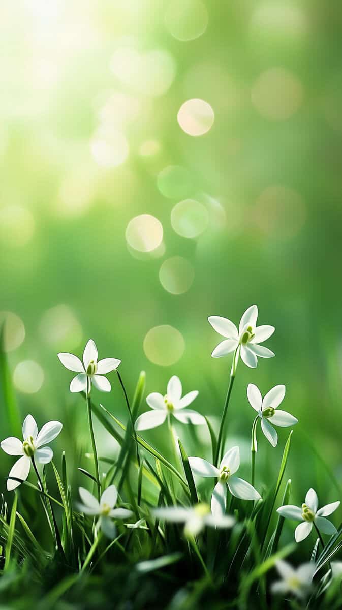 Spring wallpaper white-09