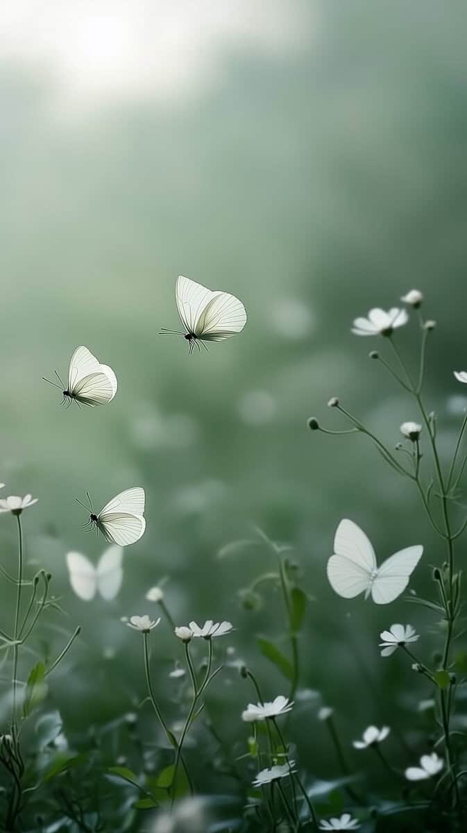 Spring wallpaper white-12
