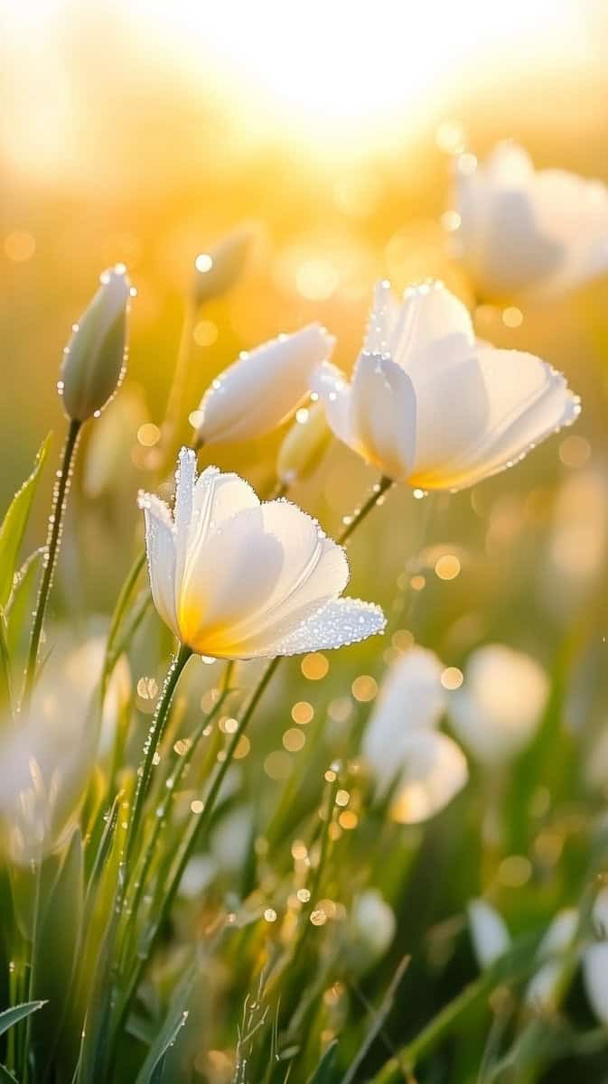 Spring wallpaper white-13