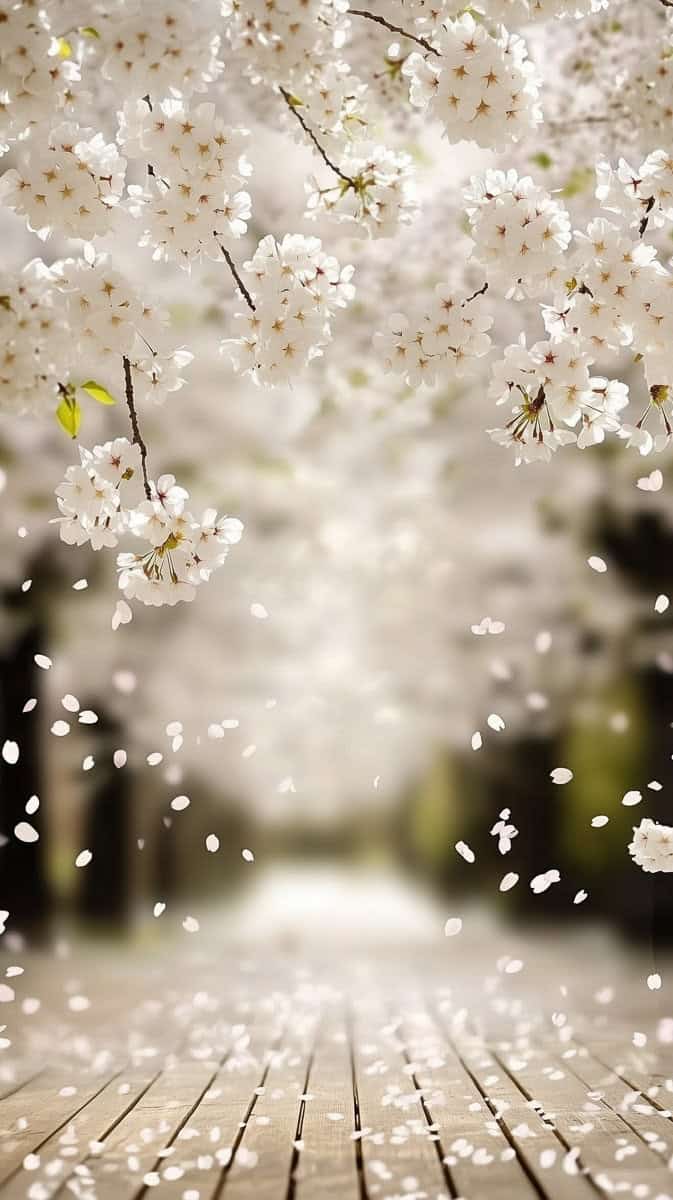 Spring wallpaper white-15
