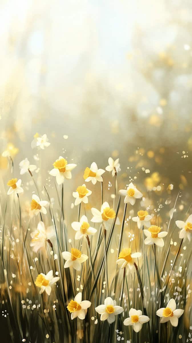 Spring wallpaper yellow-13