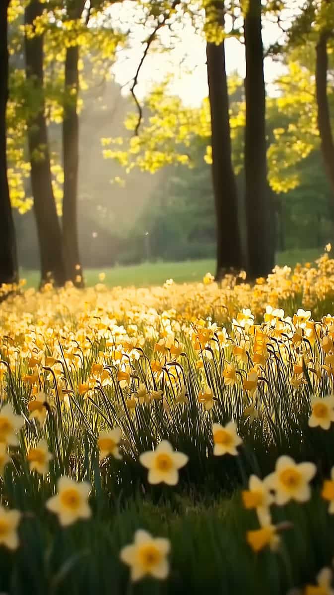 Spring wallpaper yellow-16