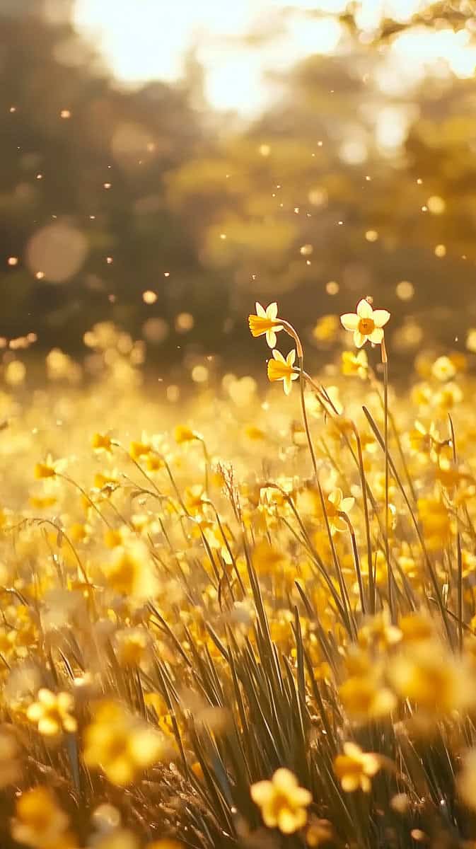 Spring wallpaper yellow-17