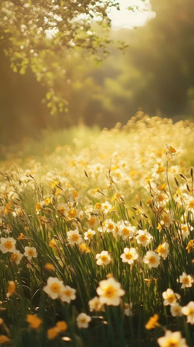 Spring wallpaper yellow-18