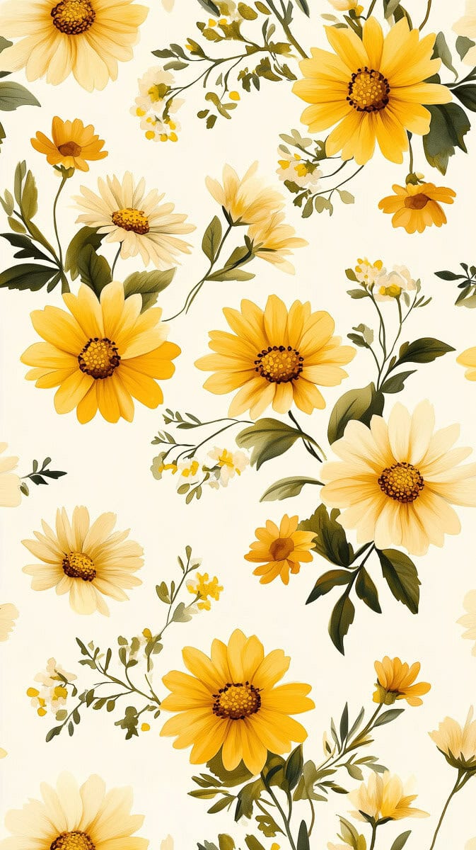 Spring wallpaper yellow-20