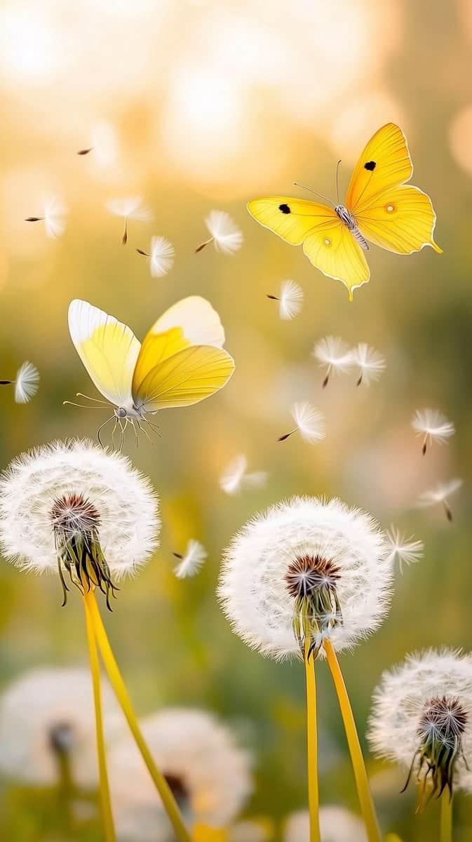 Spring wallpaper yellow-23
