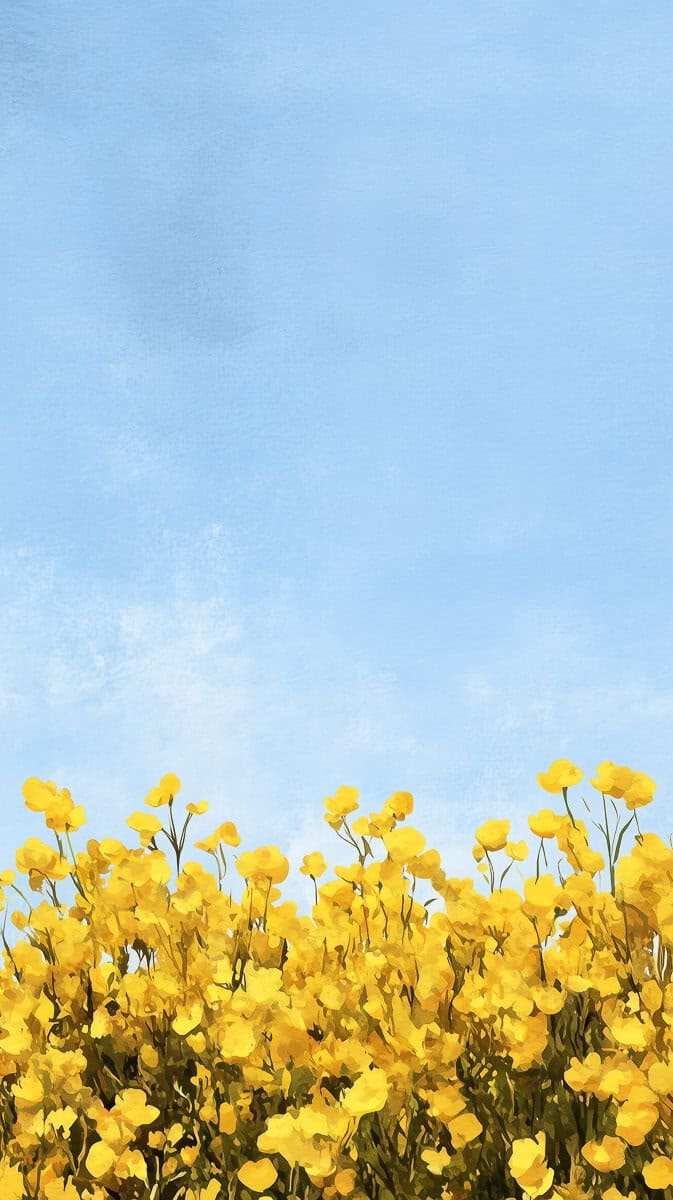 Spring wallpaper yellow-33