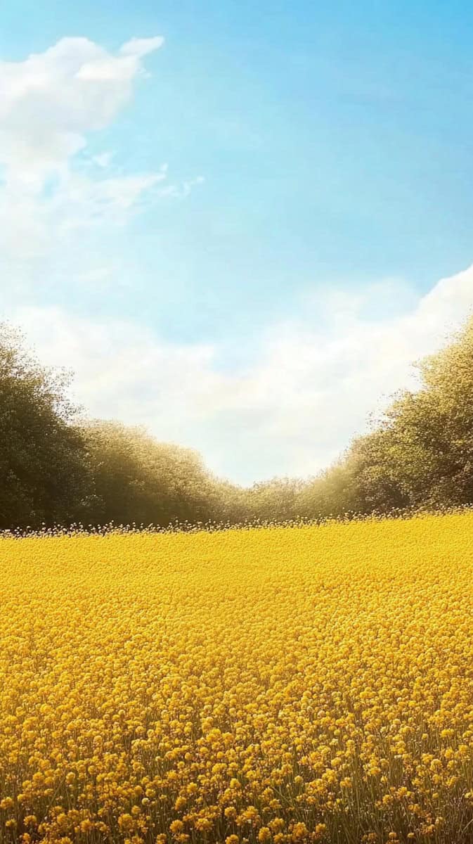 Spring wallpaper yellow-36