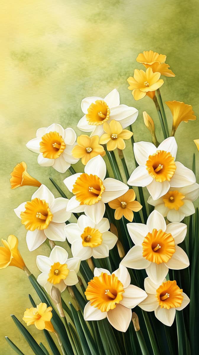 Spring wallpaper yellow-4