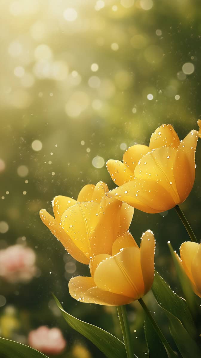 Spring wallpaper yellow-40