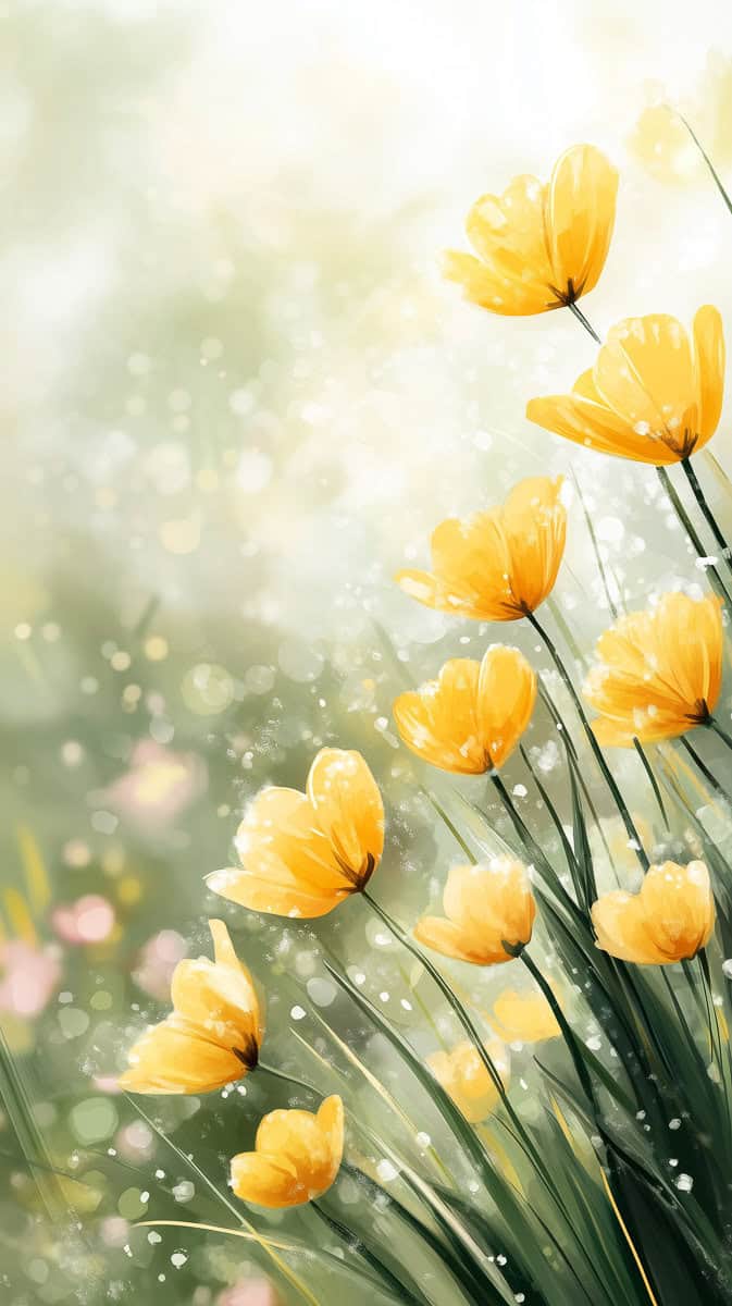 Spring wallpaper yellow-41