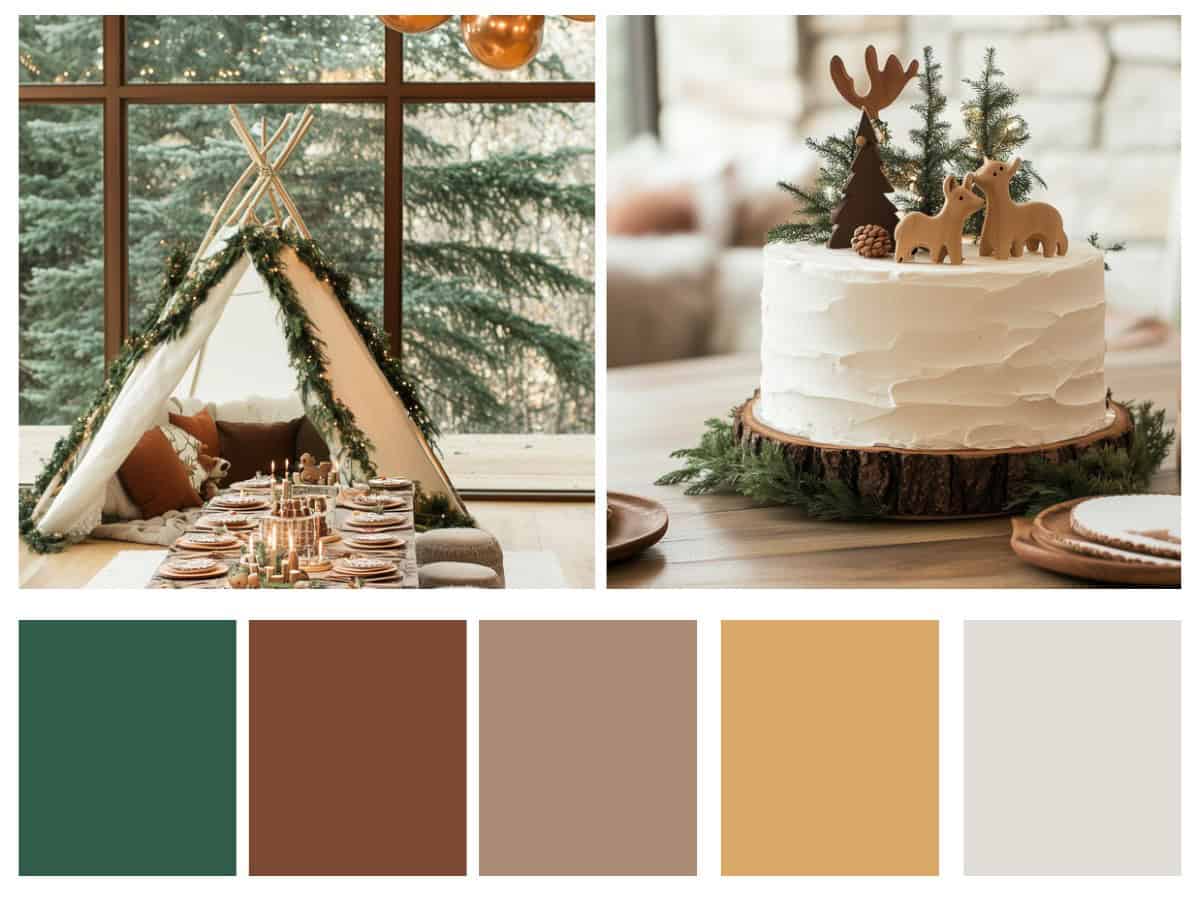WOODLAND ADVENTURE THEME COLOR PALETTE