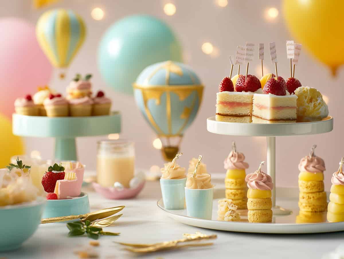 Oh the places you'll go desert table