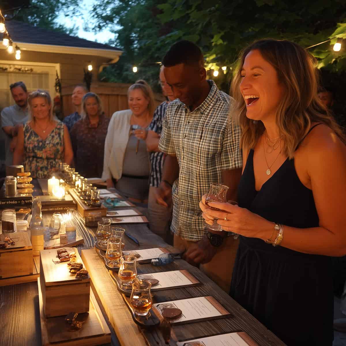 Whiskey Tasting Themed 50th Birthday Party