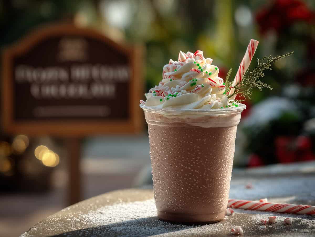 Frozen hot chocolate