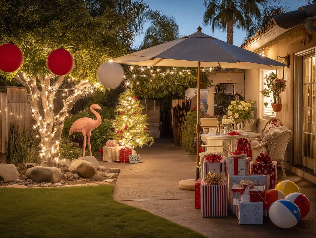Sending invitations for Christmas in July Party