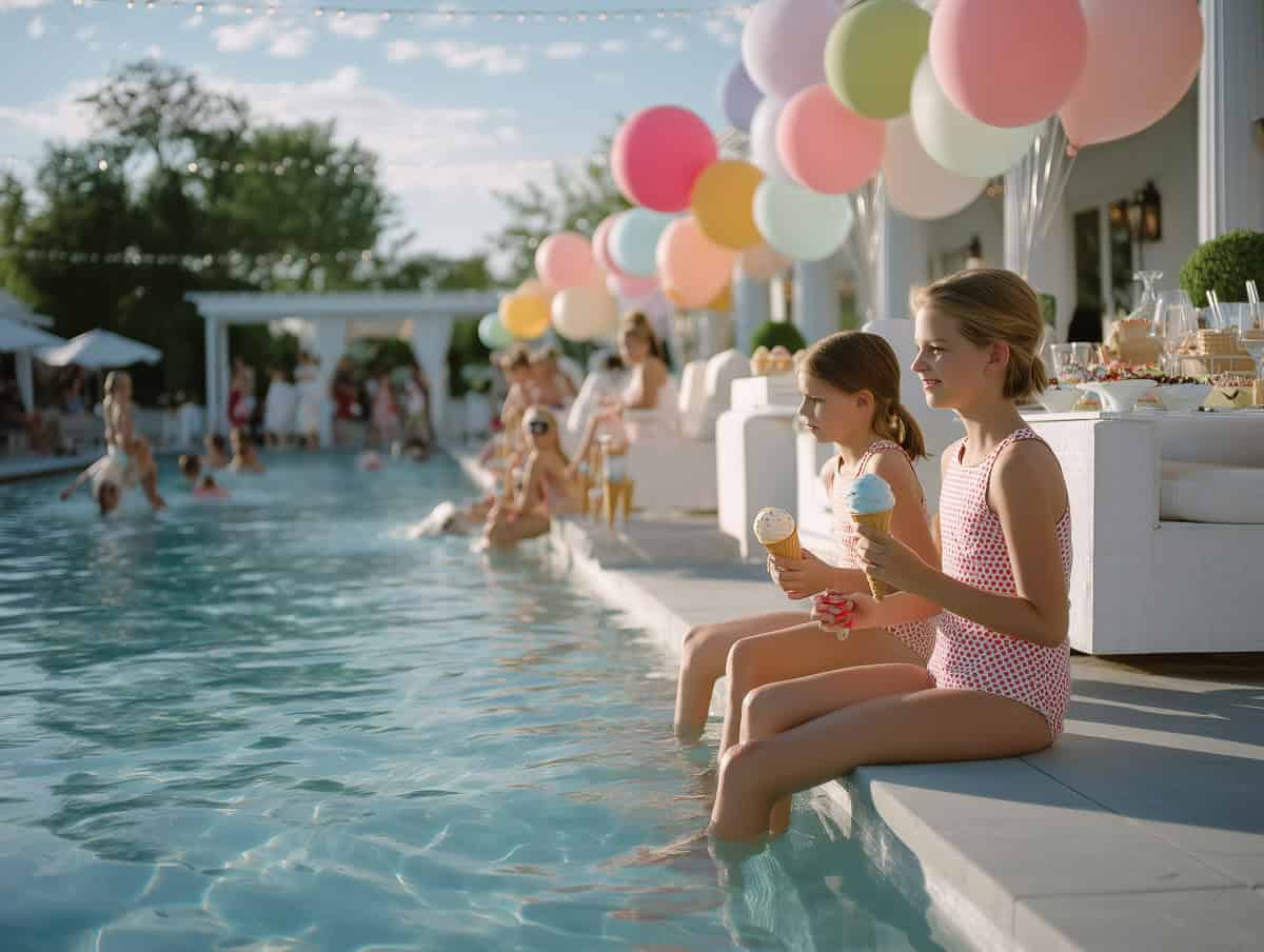 Pool Party Themes-019 | Fit Fun And Over 40 Ice Cream Pool Party: A Cool Pool Party Theme for Hot Summer Days