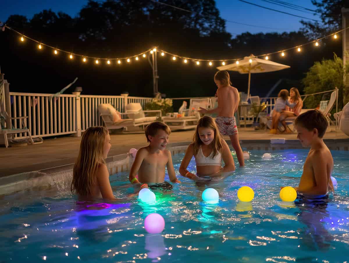 Pool Party Themes-045 | Fit Fun And Over 40 Neon Pool Party