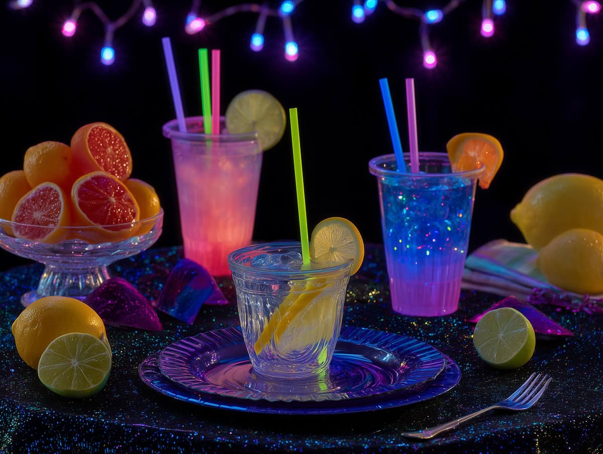 Pool Party Themes-048 | Fit Fun And Over 40 Food and drink ideas for a glow party