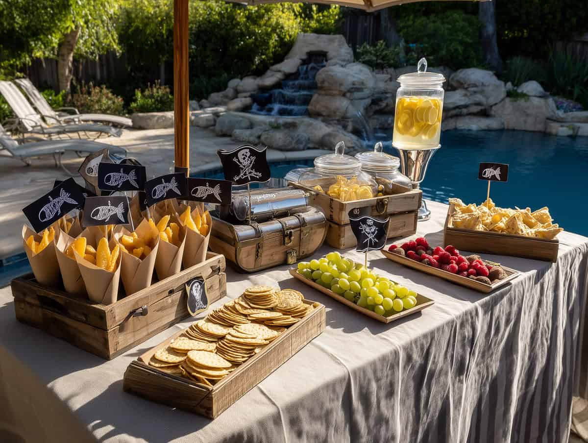 Pool Party Themes-071 | Fit Fun And Over 40 Easy Pirate Snacks and Drinks