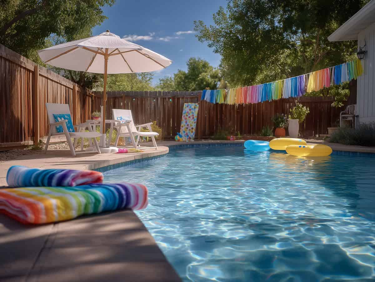 Pool Party Themes-079 | Fit Fun And Over 40 Bright Decor That Sets the Mood