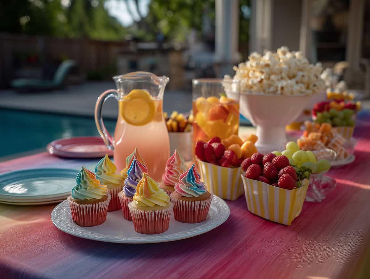 Pool Party Themes-082 | Fit Fun And Over 40 Easy Snacks and Colorful Drinks