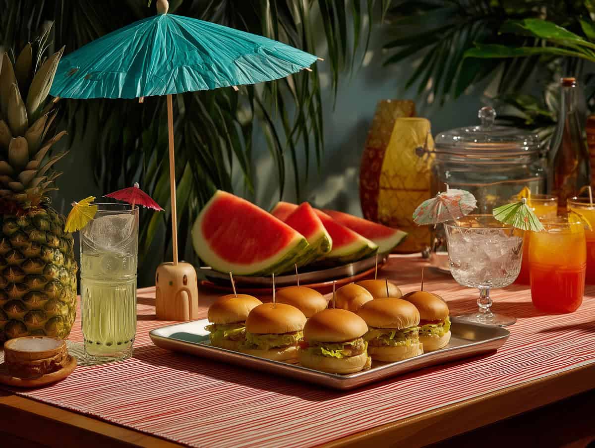Pool Party Themes-088 | Fit Fun And Over 40 Simple Tropical Food and Drinks