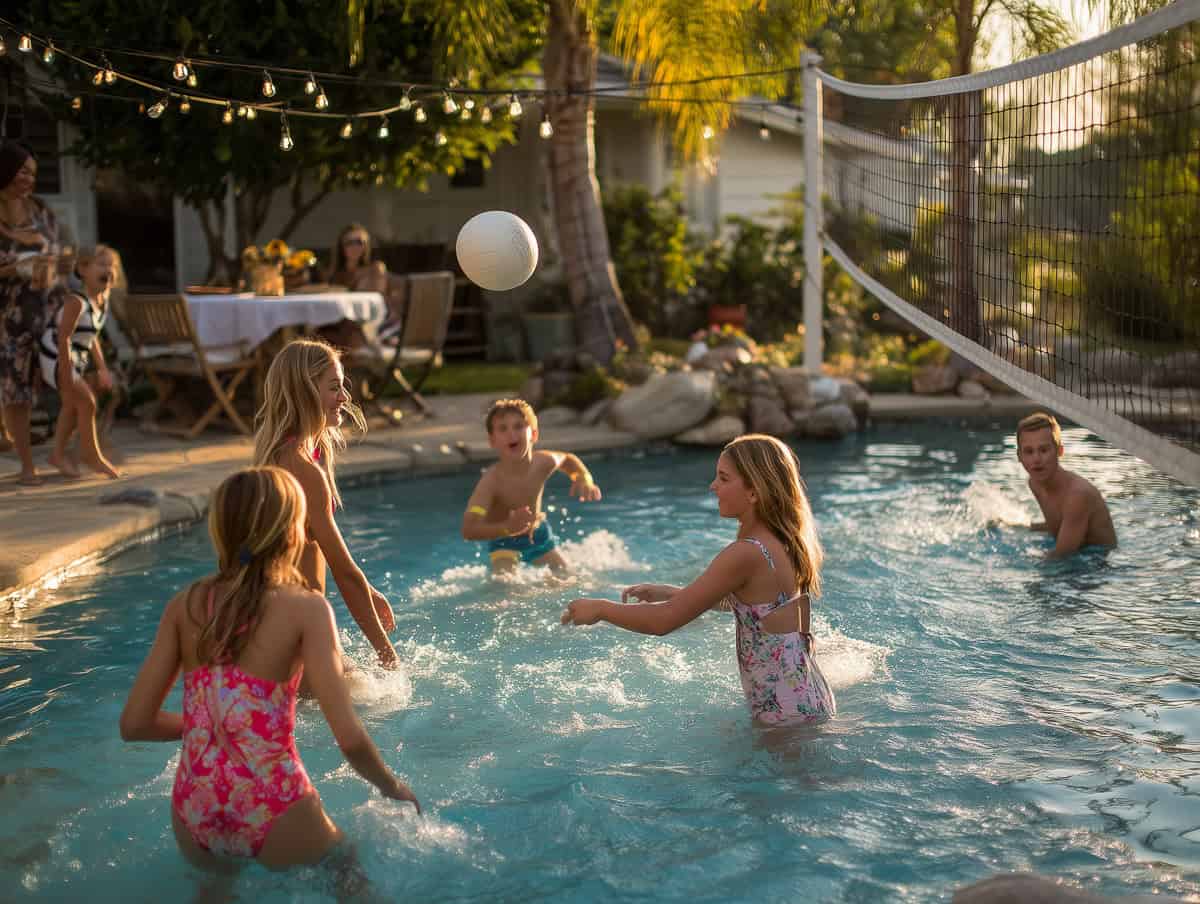 Pool Party Themes-105 | Fit Fun And Over 40 Backyard Games Pool Party: A Fun Pool Party Theme for a Hot Summer Day