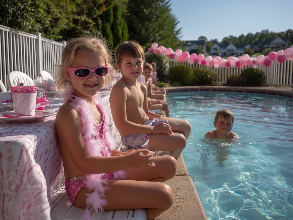 Pool Party Themes-125 | Fit Fun And Over 40 Go All In on Pink Decorations