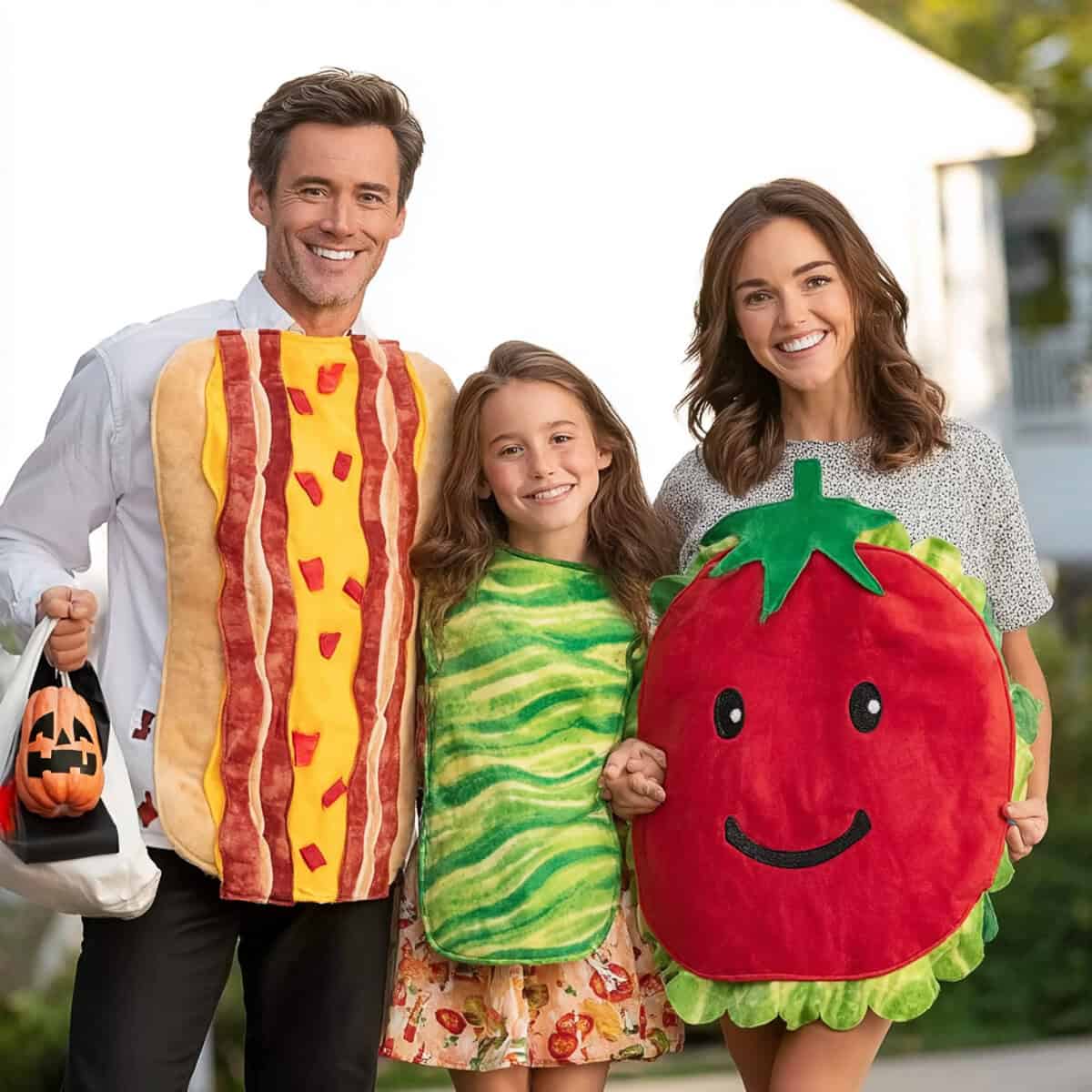 Wholesome & Creative Group Costume Ideas for three | Fit Fun And Over 40 bacon lettuce and tomato