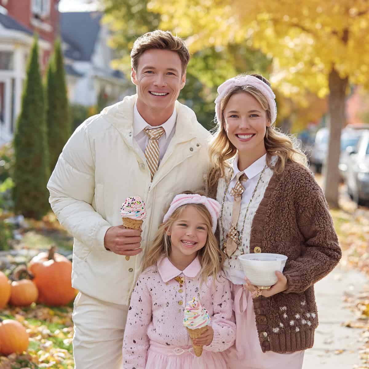 Wholesome & Creative Group Costume Ideas for three | Fit Fun And Over 40 Vanilla Chocolate Straawberry